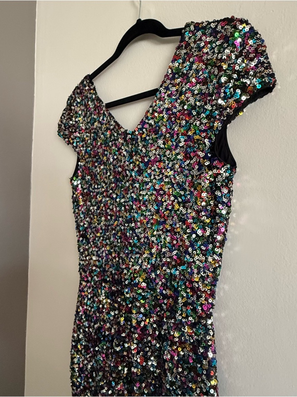 Dress the Population Zoe Multicolor Confetti Sequin Mini Dress - Picture 11 of 13